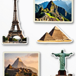 Global Landmarks - Sticker Sheet v4